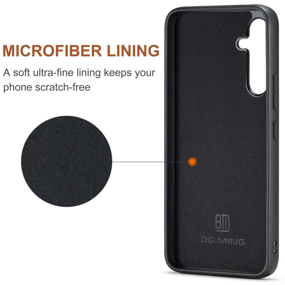 Magnetic Card Slot Case Samsung Galaxy A54 Schwarz