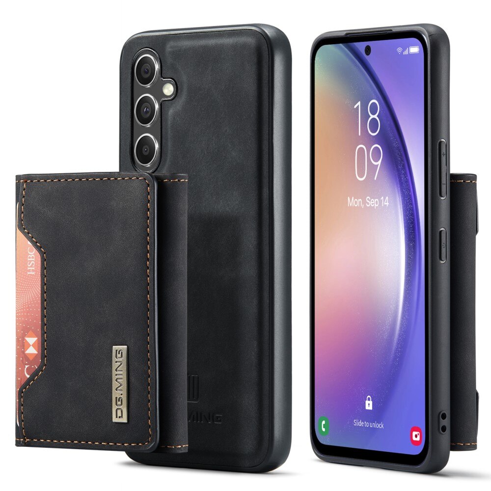 Magnetic Card Slot Case Samsung Galaxy A54 Schwarz