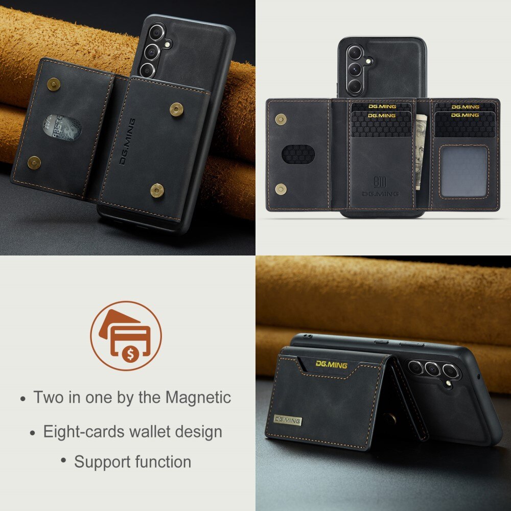 Magnetic Card Slot Case Samsung Galaxy A54 Schwarz