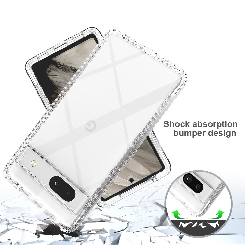 Google Pixel 7a Full Protection Case transparent