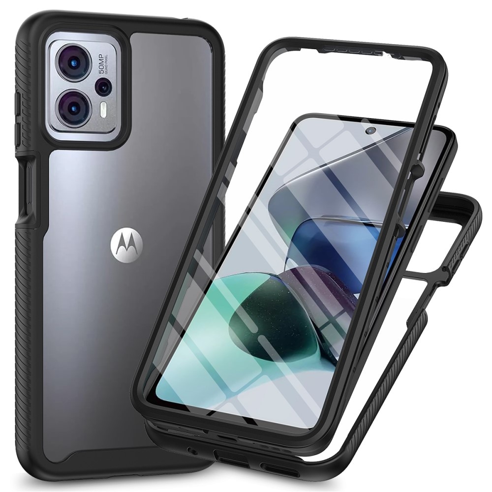 Motorola Moto G23 Full Protection Case schwarz