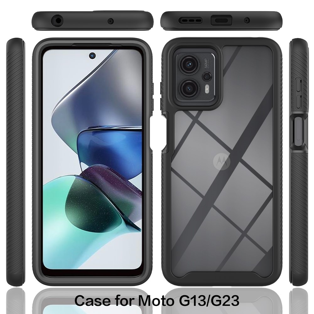 Motorola Moto G23 Full Protection Case schwarz