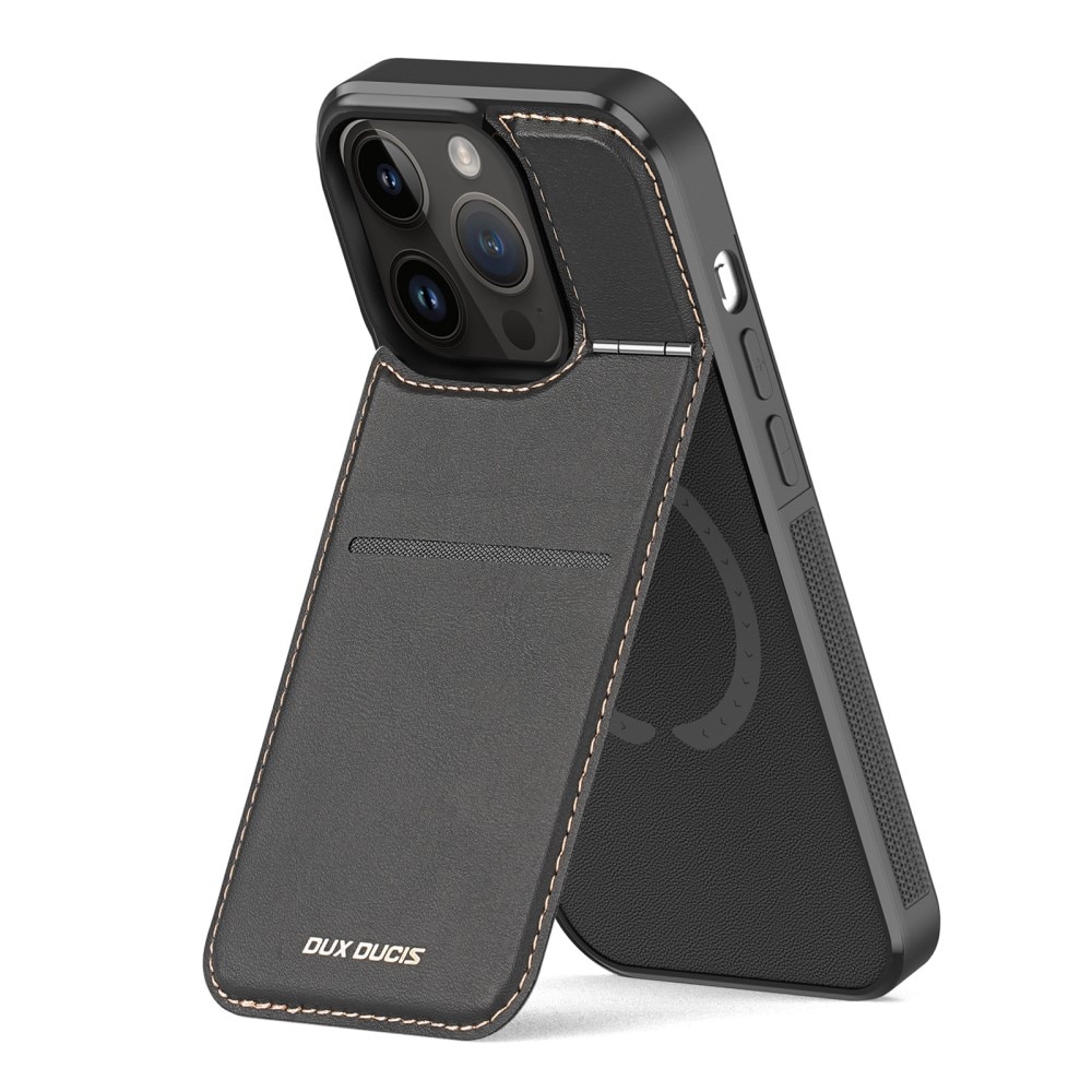 Rafi Series RFID MagSafe Wallet Stand Case iPhone 14 Pro Max schwarz