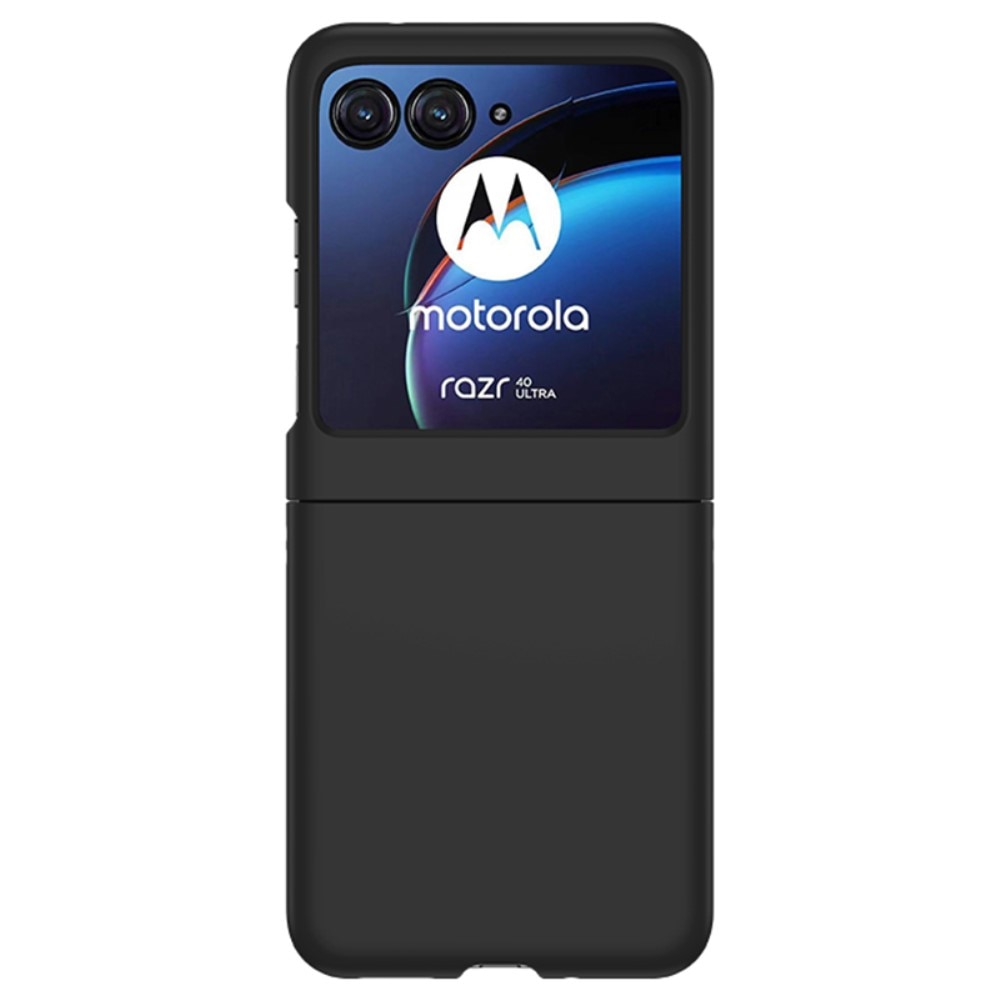 Motorola Razr 40 Ultra Gummierte Hardcover schwarz