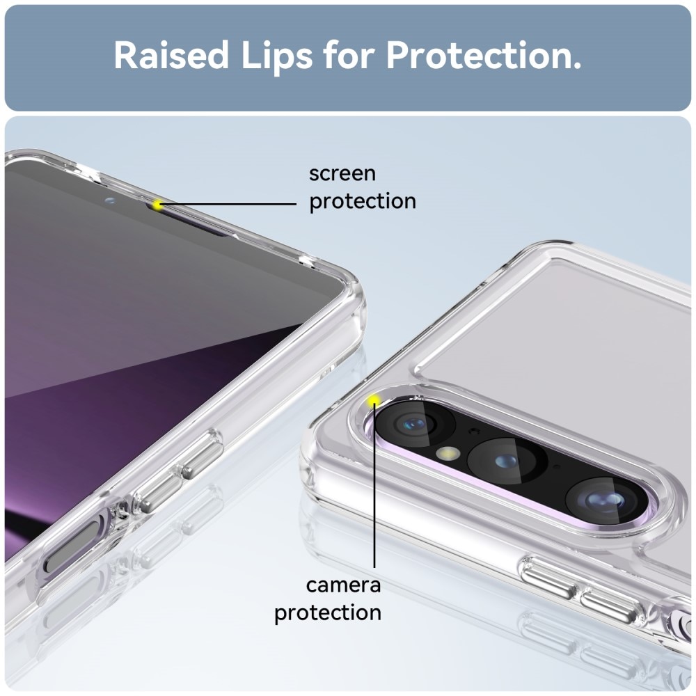 Sony Xperia 1 V Hybride Handyhülle Crystal Hybrid transparent
