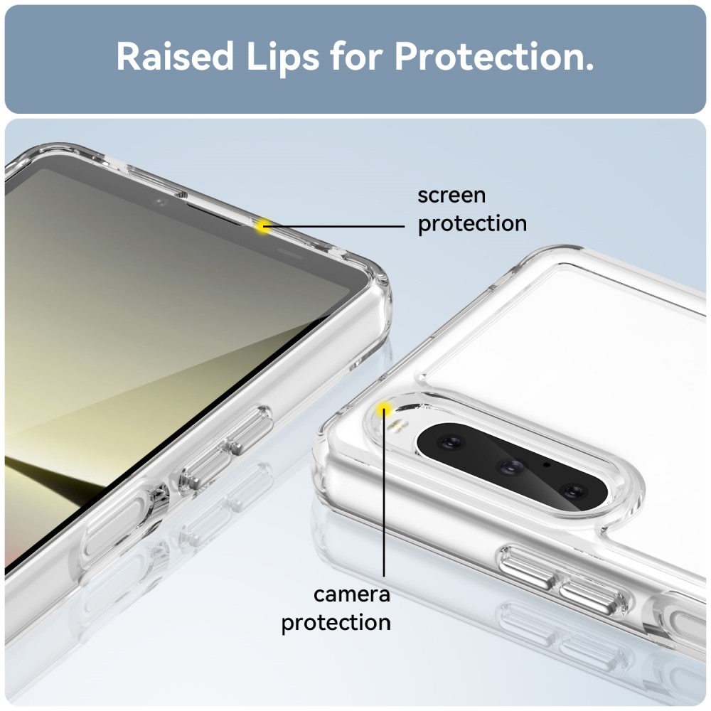 Sony Xperia 10 V Hybride Handyhülle Crystal Hybrid transparent