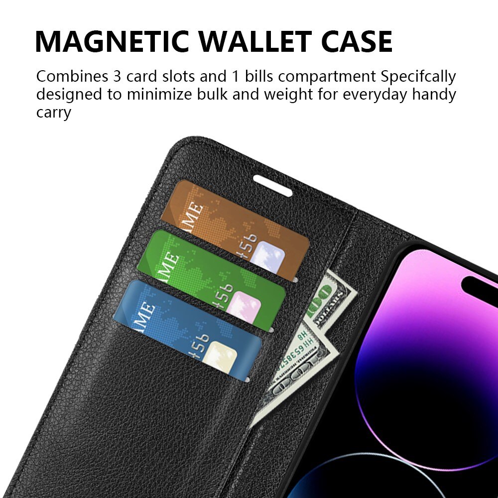 iPhone 15 Pro Handytasche Schwarz