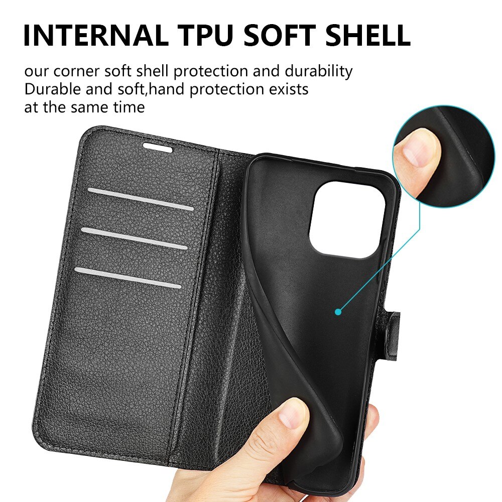 iPhone 15 Pro Handytasche Schwarz