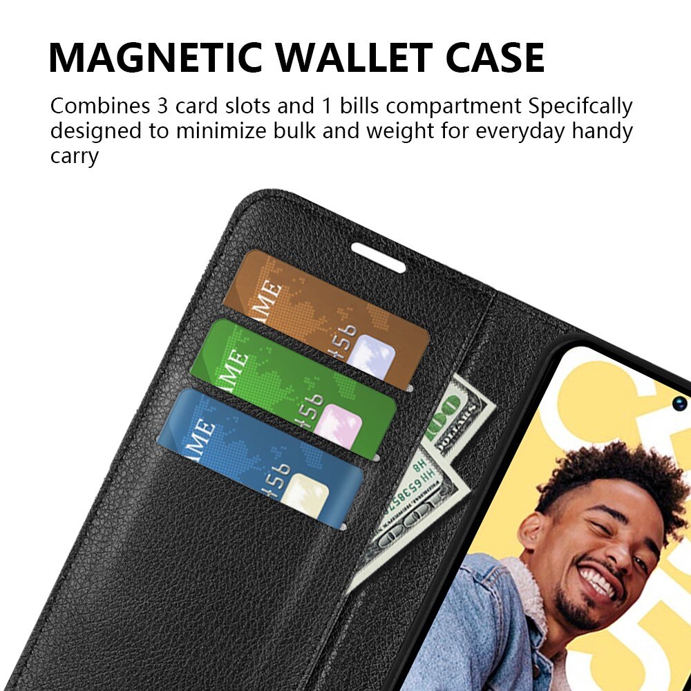 Google Pixel 8 Handytasche Schwarz