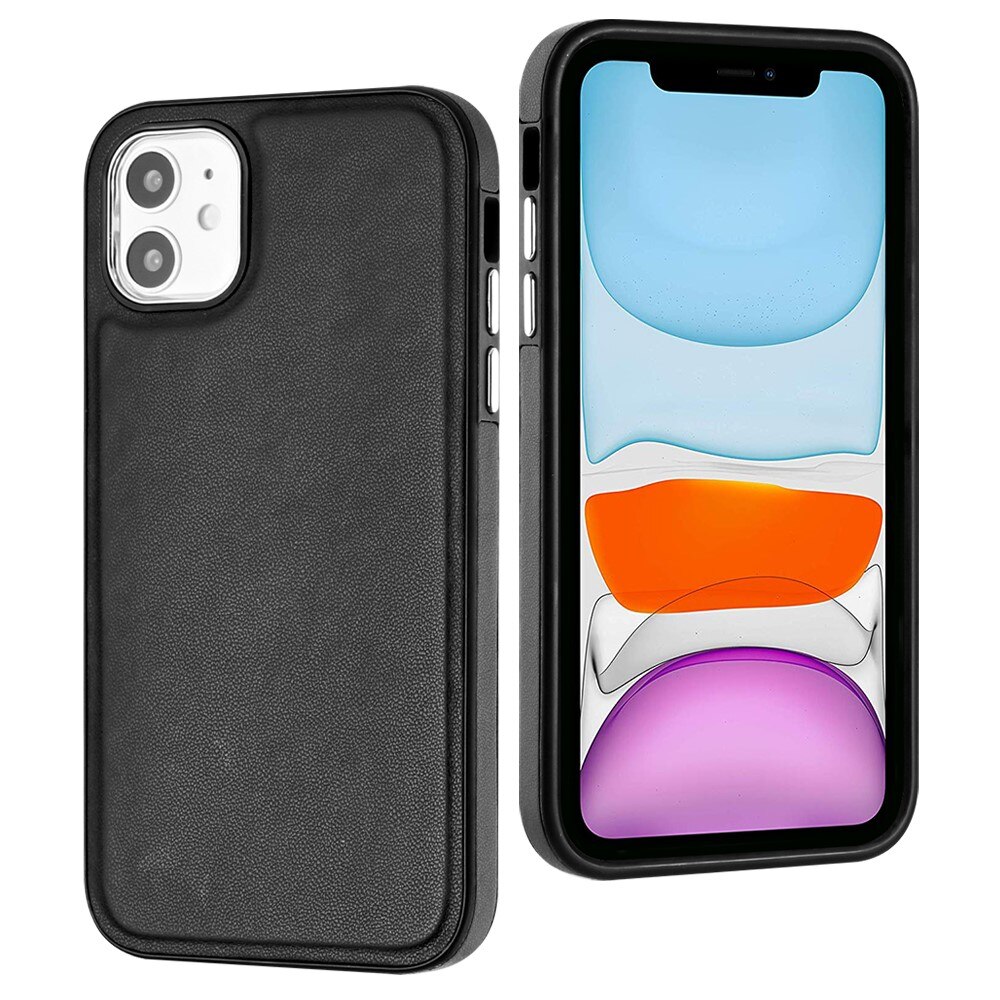 iPhone 11 Lederhülle schwarz