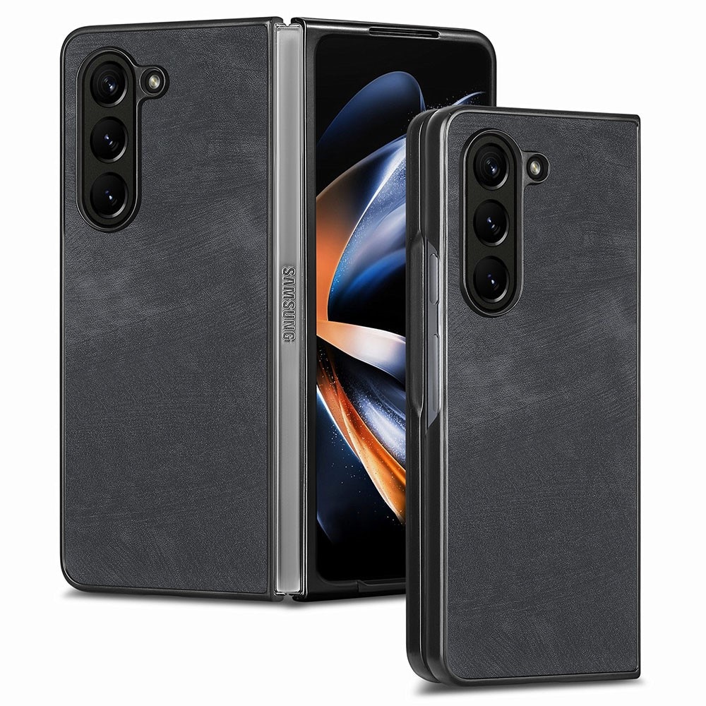 Samsung Galaxy Z Fold 5 Lederhülle schwarz