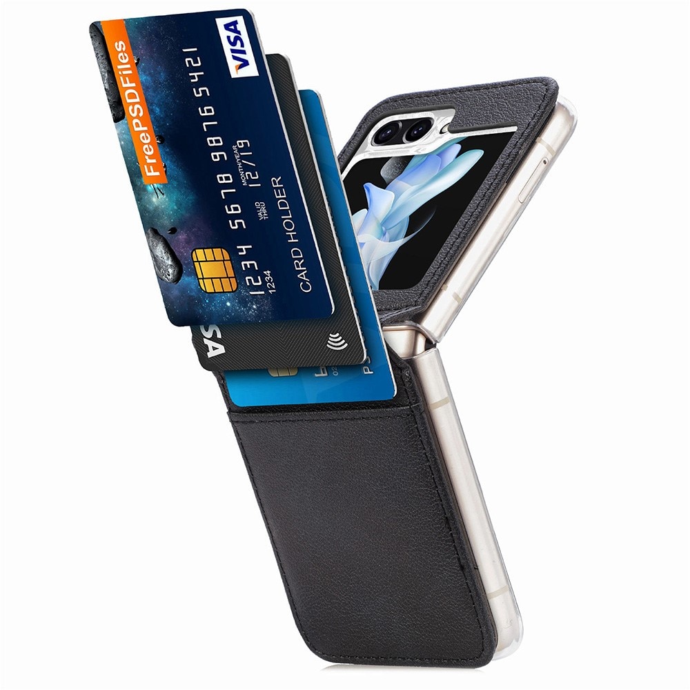 Slim Card Wallet Samsung Galaxy Z Flip 5 schwarz