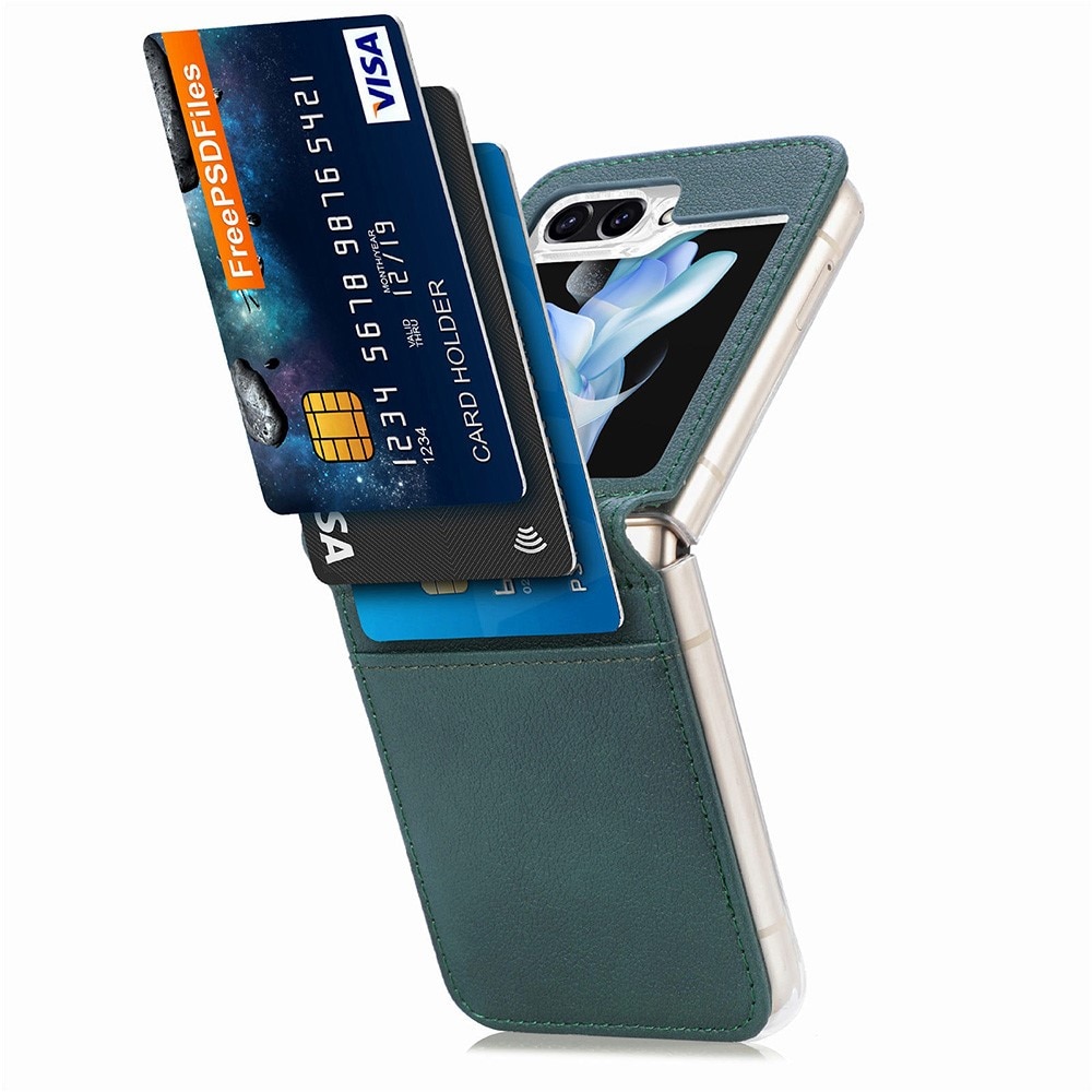 Slim Card Wallet Samsung Galaxy Z Flip 5 grün