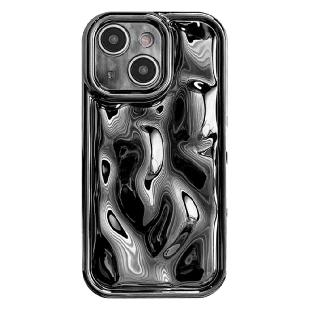 iPhone 14 Wavy TPU-hülle, schwarz