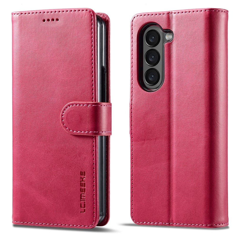 Portemonnaie-Hülle Samsung Galaxy Z Fold 5 rosa