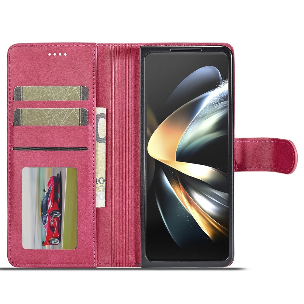 Portemonnaie-Hülle Samsung Galaxy Z Fold 5 rosa