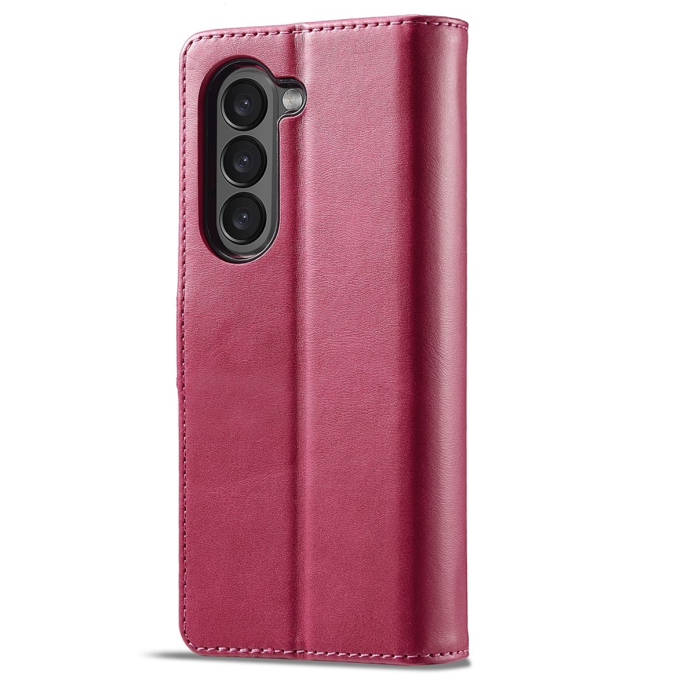 Portemonnaie-Hülle Samsung Galaxy Z Fold 5 rosa