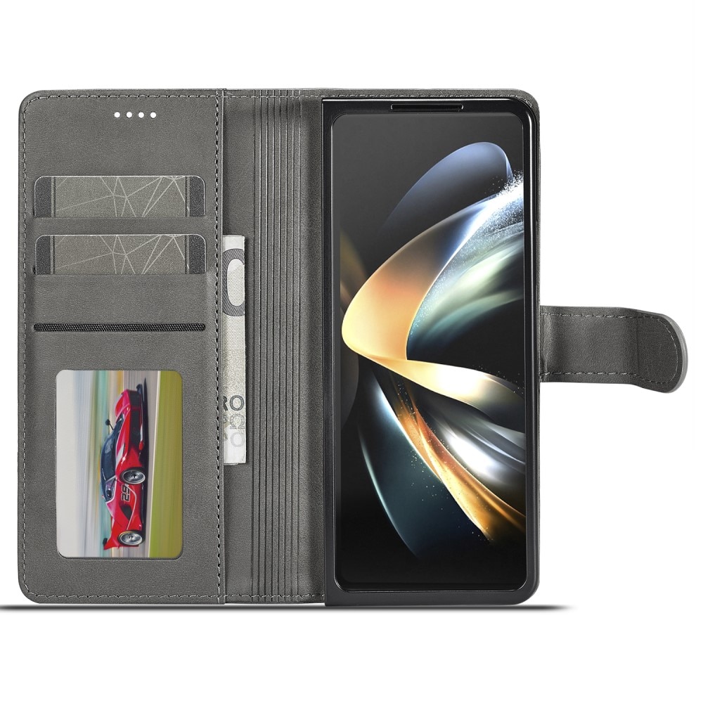 Portemonnaie-Hülle Samsung Galaxy Z Fold 5 grau