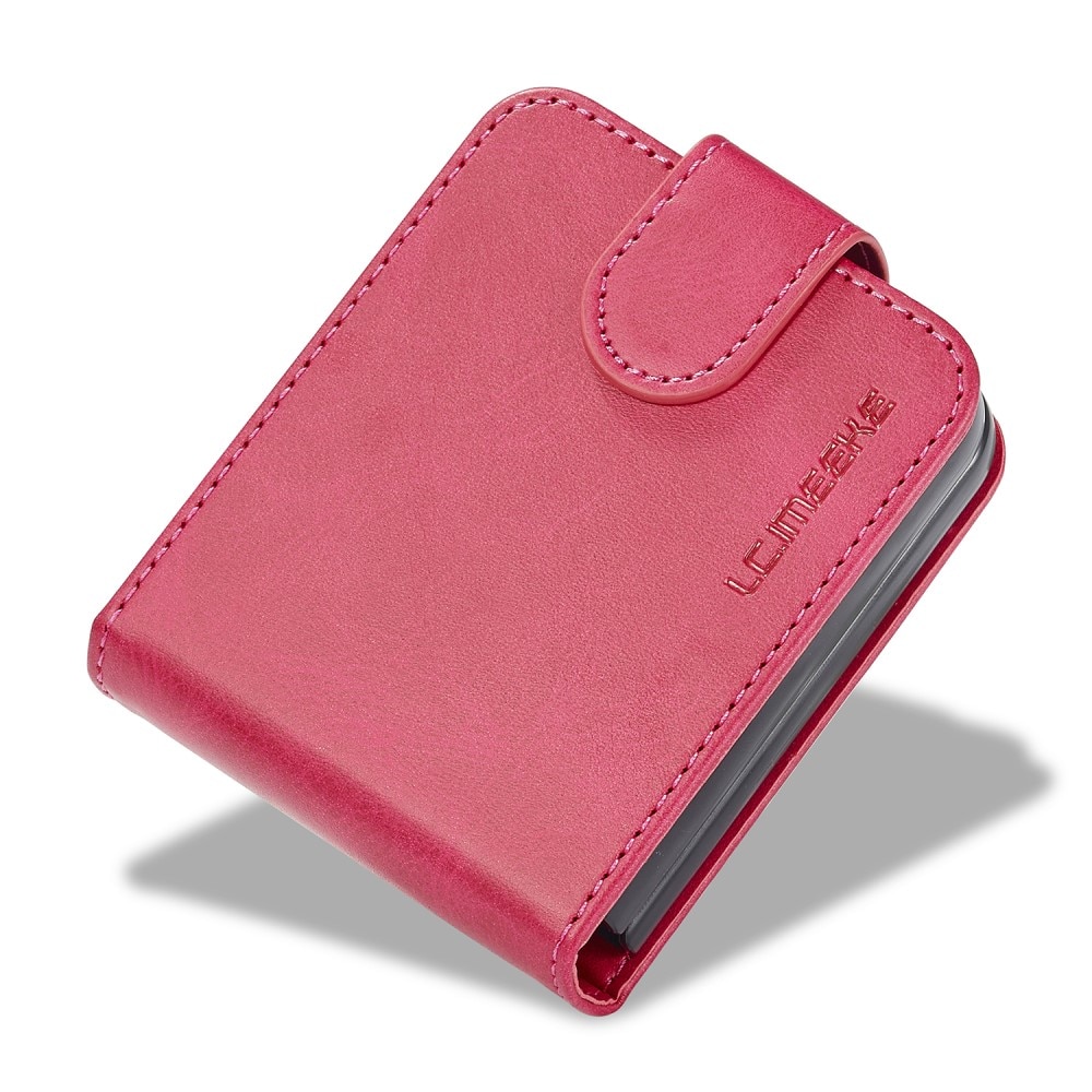 Portemonnaie-Hülle Samsung Galaxy Z Flip 5 rosa