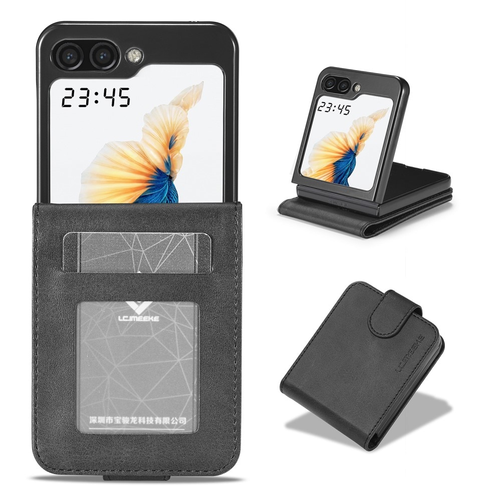 Portemonnaie-Hülle Samsung Galaxy Z Flip 5 schwarz