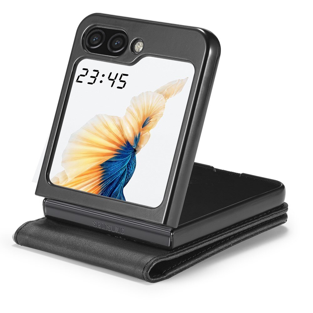 Portemonnaie-Hülle Samsung Galaxy Z Flip 5 schwarz