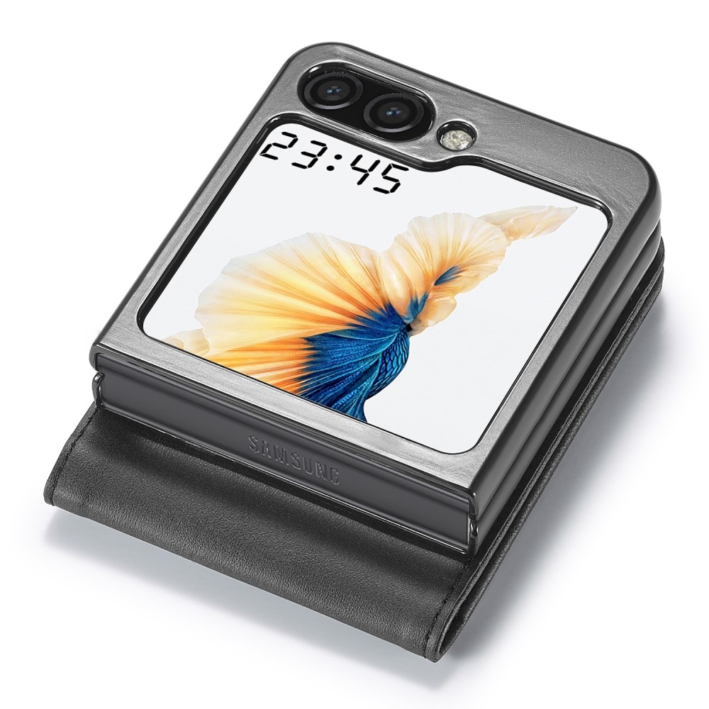 Portemonnaie-Hülle Samsung Galaxy Z Flip 5 schwarz