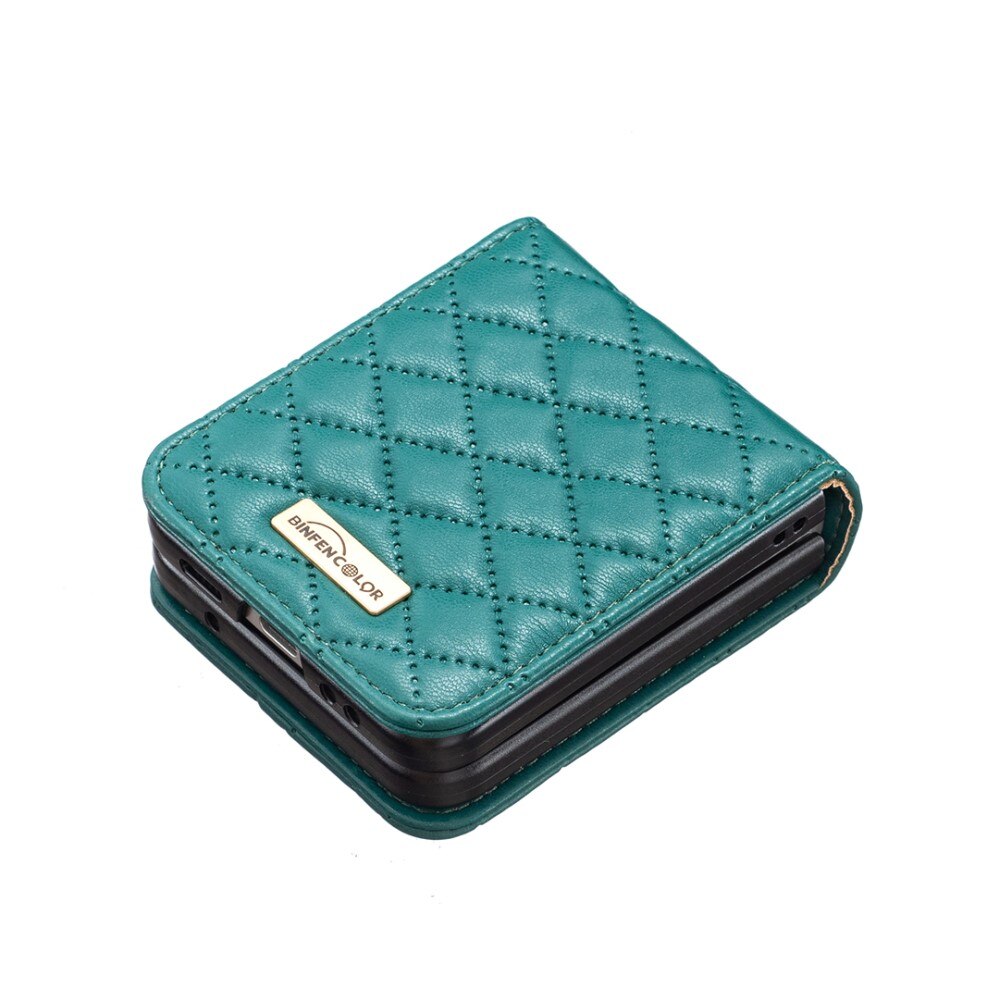 Samsung Galaxy Z Flip 5 Handytasche Quilted grün