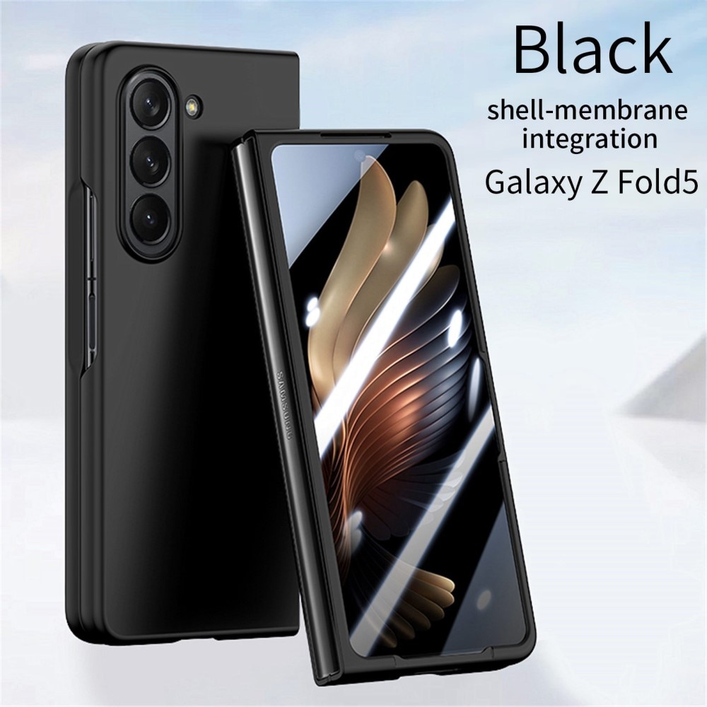 Samsung Galaxy Z Fold 5 Hardcover mit integriertem Displayschutz schwarz