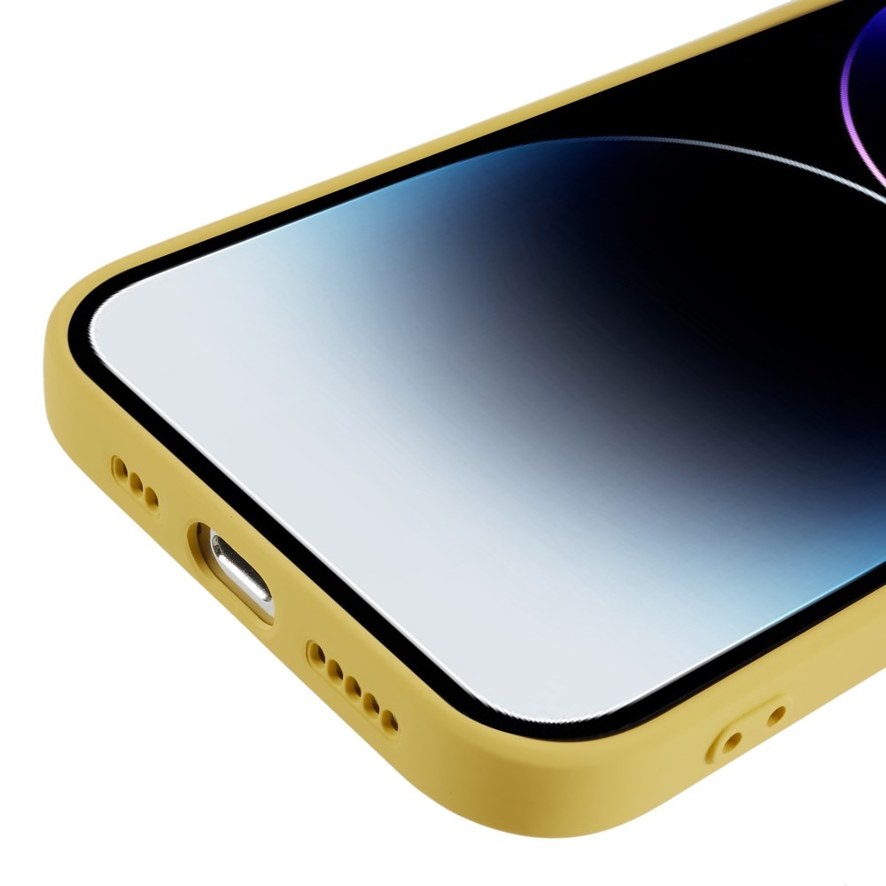 iPhone 15 Pro Max Stoßfeste TPU-hülle Gelb