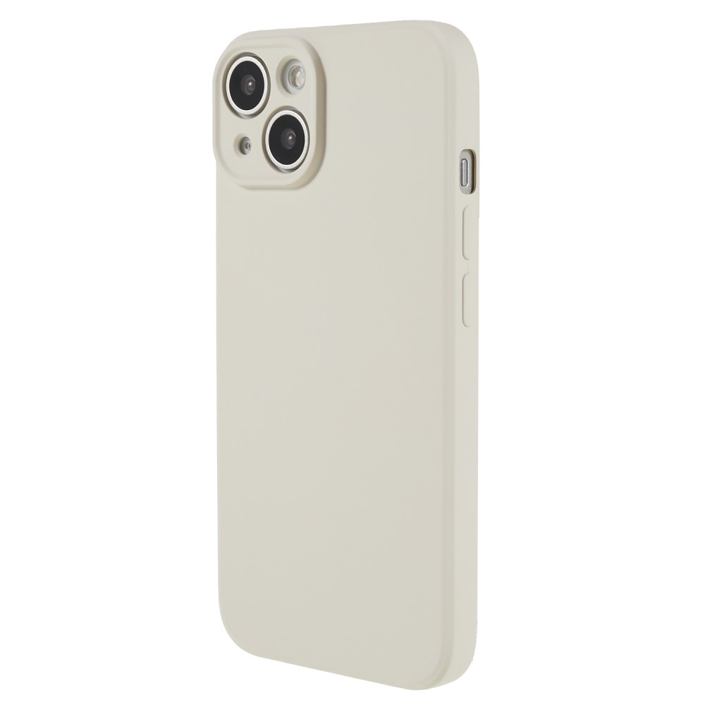 iPhone 15 Plus Stoßfeste TPU-hülle, beige