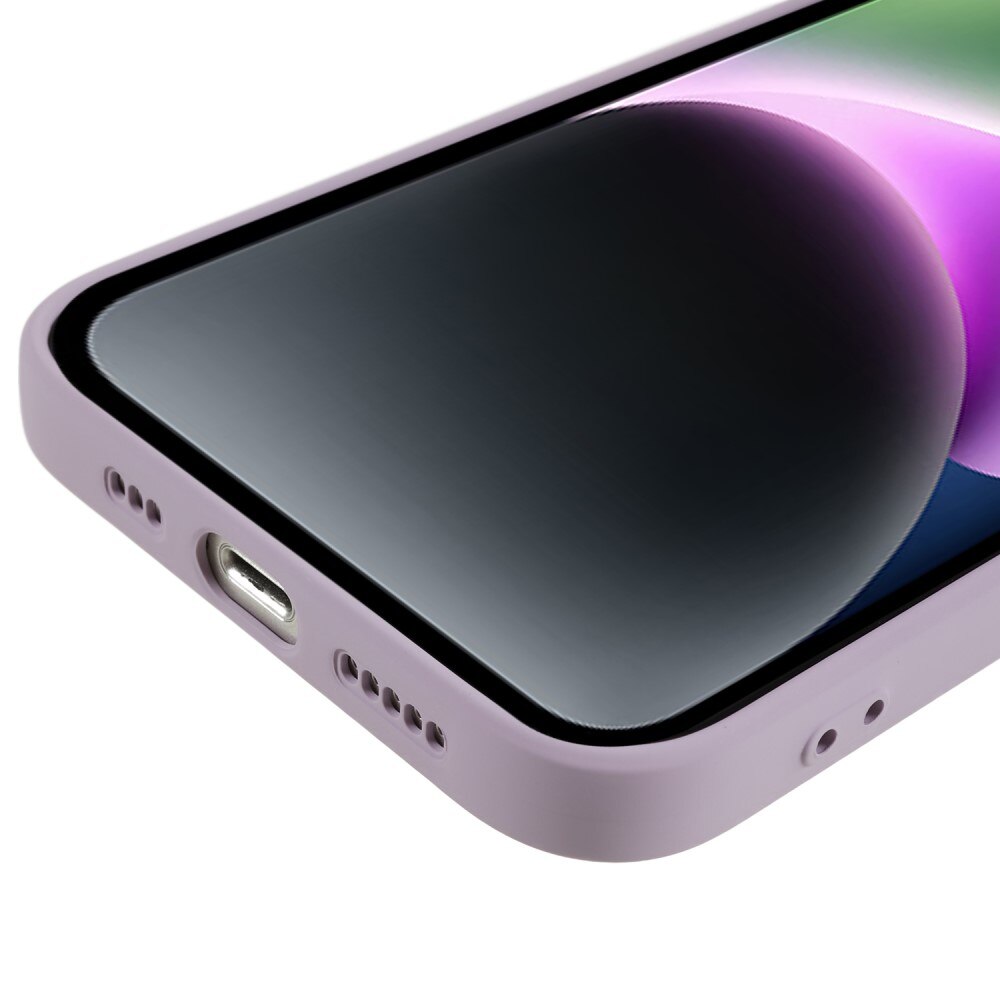 iPhone 15 Plus Stoßfeste TPU-hülle Lila