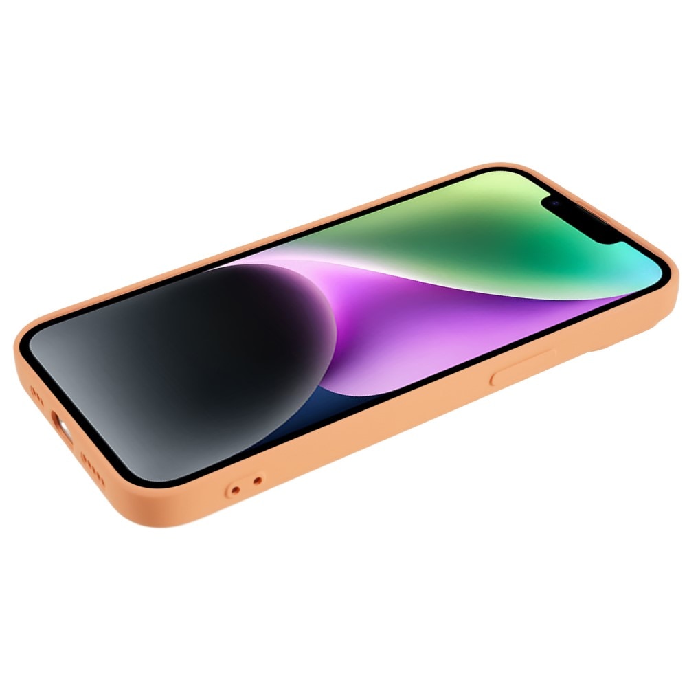 iPhone 15 Stoßfeste TPU-hülle, orange