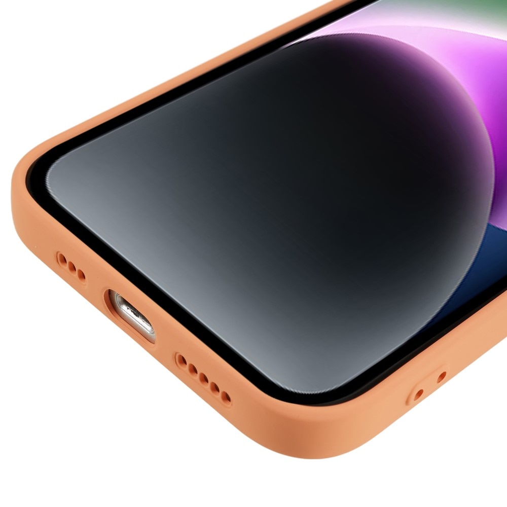 iPhone 15 Stoßfeste TPU-hülle, orange