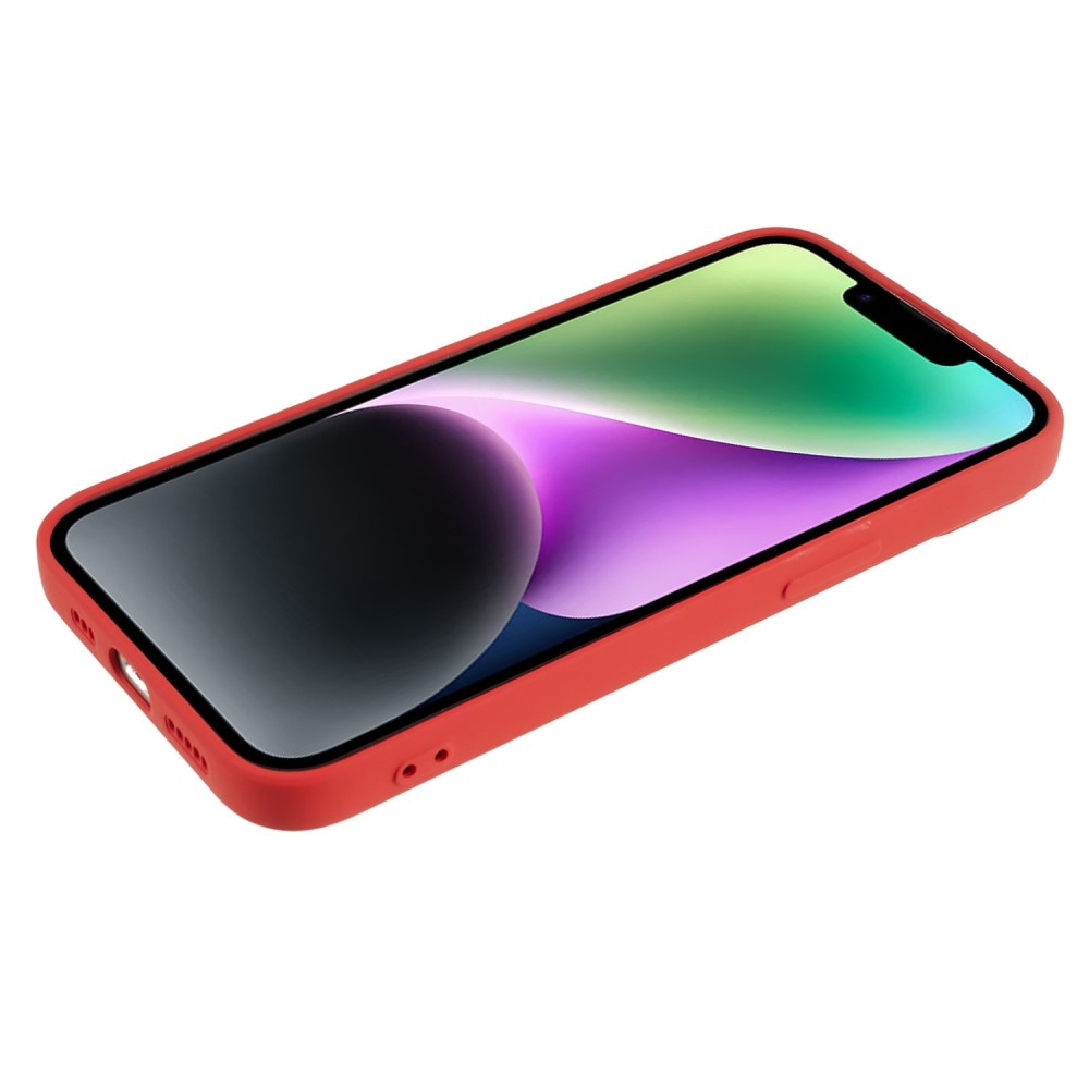 iPhone 15 Stoßfeste TPU-hülle Rot