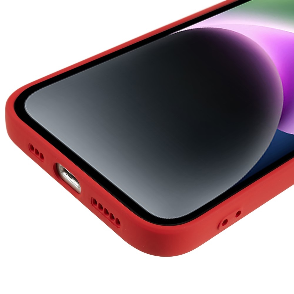 iPhone 15 Stoßfeste TPU-hülle Rot