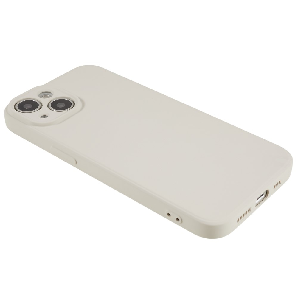 iPhone 15 Stoßfeste TPU-hülle, beige