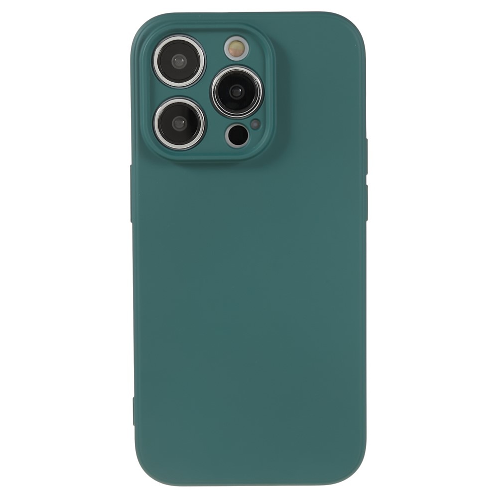 iPhone 15 Pro Stoßfeste TPU-hülle, dunkelgrün