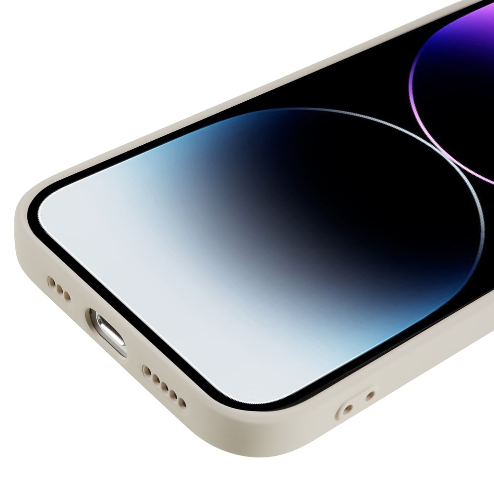 iPhone 15 Pro Stoßfeste TPU-hülle Beige