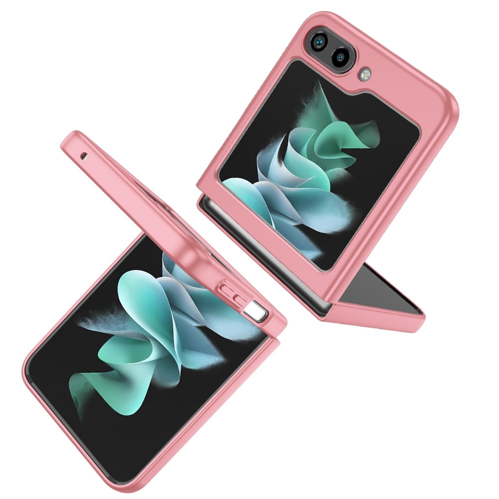 Samsung Galaxy Z Flip 5 Hülle Magnetische Ringhalter rosa