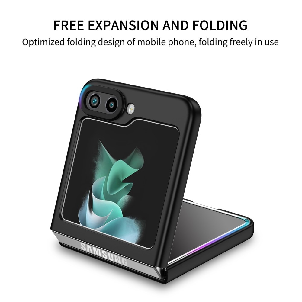 Samsung Galaxy Z Flip 5 Kickstand Handyhülle, schwarz