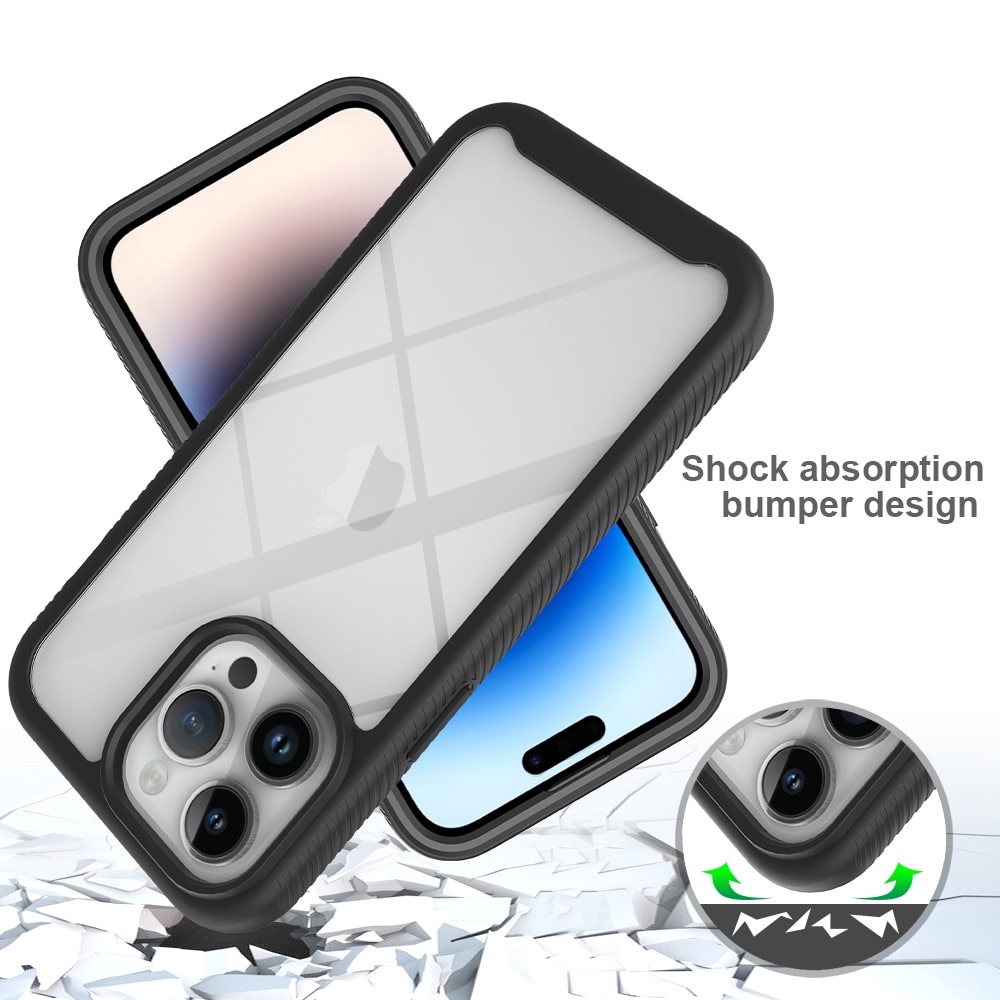 iPhone 15 Pro Full Protection Case schwarz