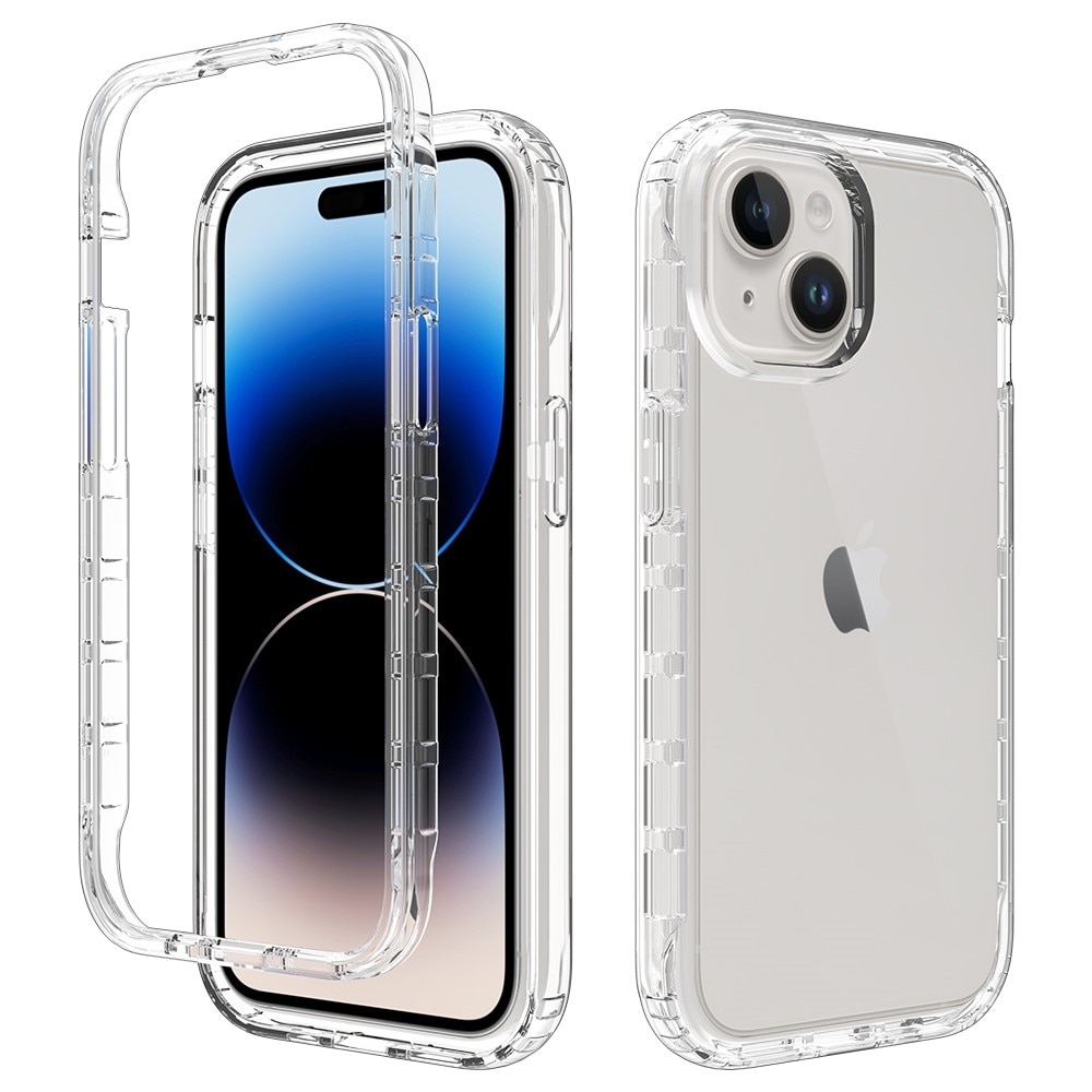 iPhone 15 Full Cover Hülle durchsichtig