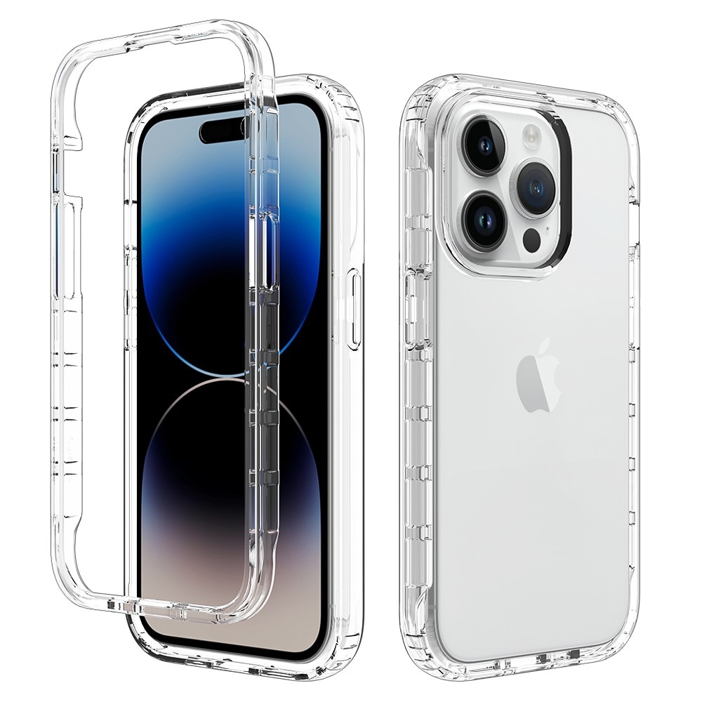 iPhone 15 Pro Full Cover Hülle durchsichtig