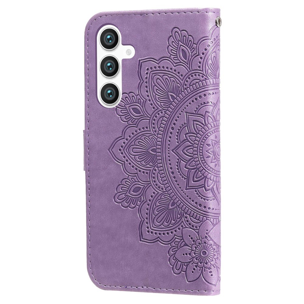 Samsung Galaxy S23 FE Handytasche Mandala lila