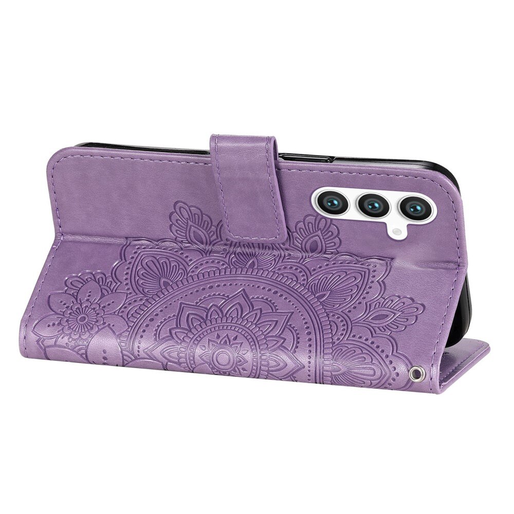 Samsung Galaxy S23 FE Handytasche Mandala lila