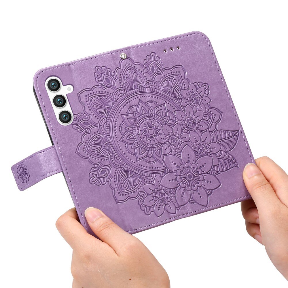 Samsung Galaxy S23 FE Handytasche Mandala lila