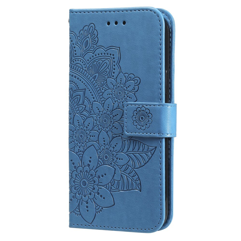 Samsung Galaxy S23 FE Handytasche Mandala blau