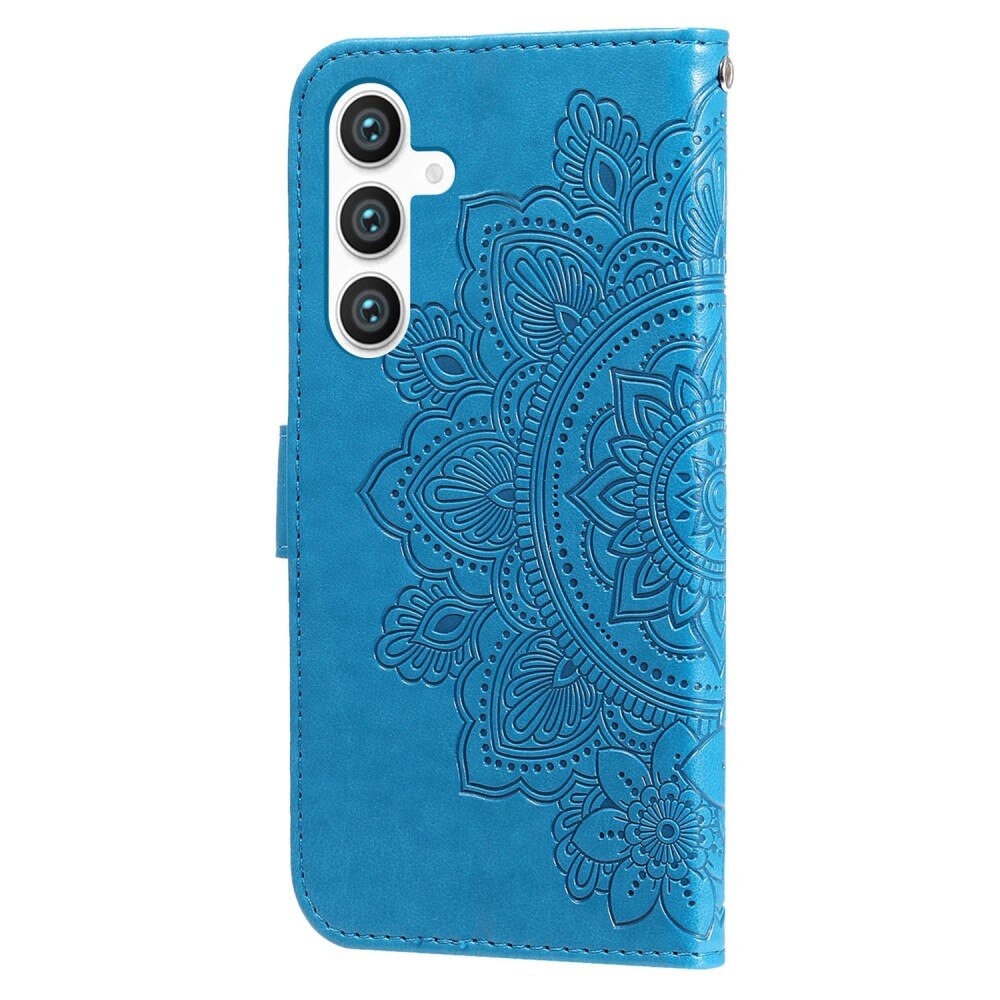 Samsung Galaxy S23 FE Handytasche Mandala blau