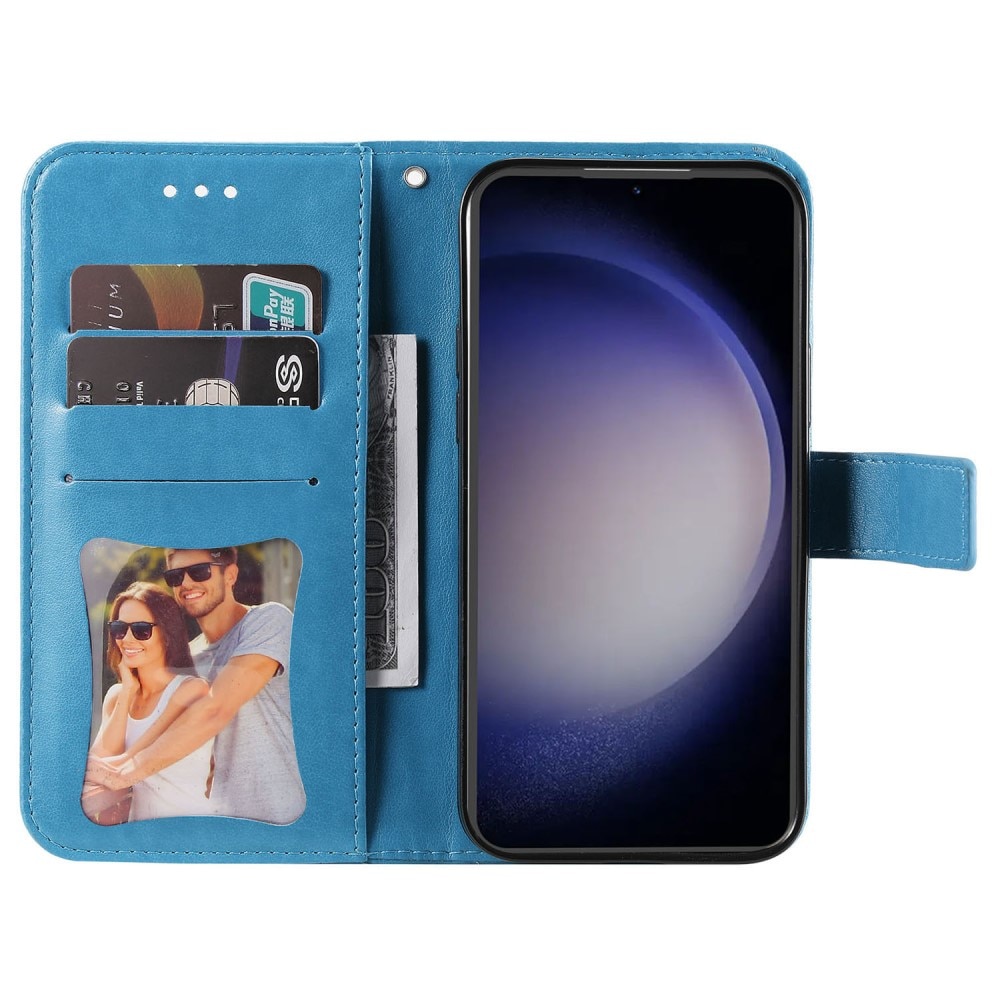 Samsung Galaxy S23 FE Handytasche Mandala blau
