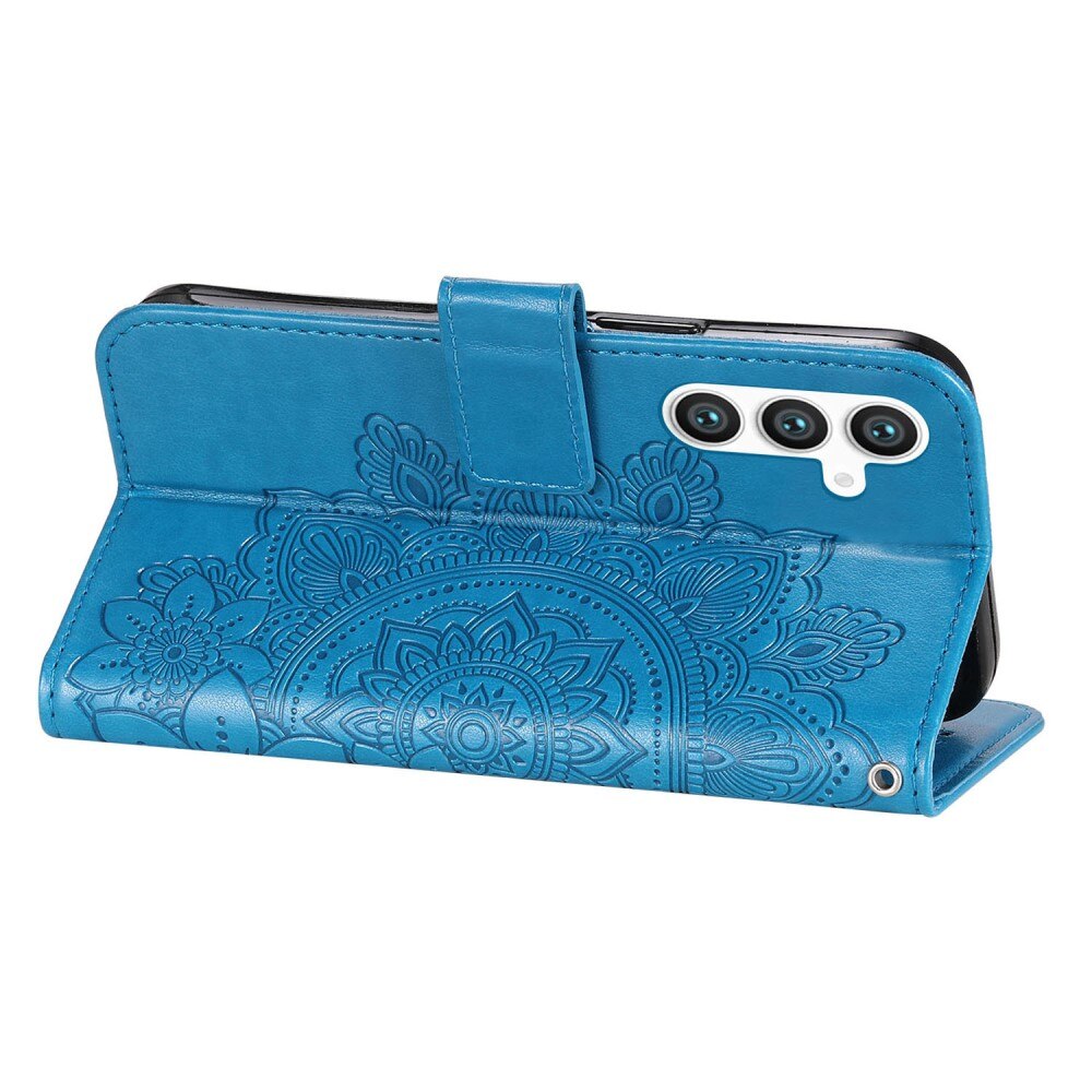 Samsung Galaxy S23 FE Handytasche Mandala blau